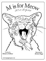 Meow Coloring Pages